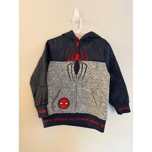Marvel Spider-Man Boys Hooded Jacket Size 5